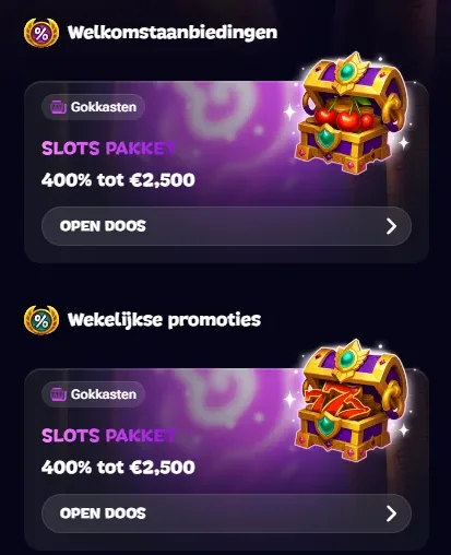 Gxmble Casino Bonussen — Alle Aanbiedingen en Promoties